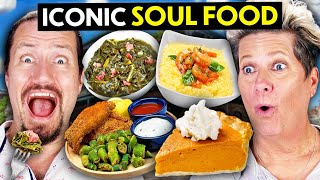 Americans Try Southern Soul Food For The First Time [upl. by Anneis]