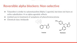 Chapter 4 Antagonists to Adrenergic Neurotransmission Part 2 [upl. by Callista977]