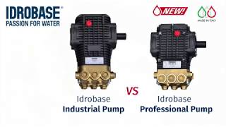 Idrobase Industrial Pump VS Idrobase Professional Pump  Demo [upl. by Winou]