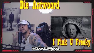 WEIRD WEDNESDAY Die Antwoord  I Fink U Freeky REACTION [upl. by Nonnahc861]