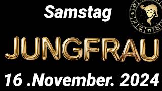 Horoskop Jungfrau und Tarot Samstag 16 November 2024 [upl. by Archaimbaud289]