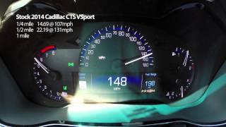 2014 Cadillac CTS VSport 0167 mph [upl. by Ylelhsa]