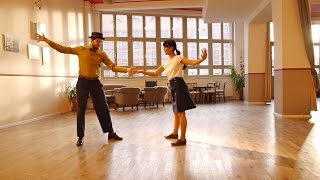 Throwback Video Lindy Hop combos with Jean Oli Slava and Anna [upl. by Ayital]