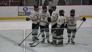 12024 Northeast Metro Tech High School Hockey White vs Assabet Valley Blue Tied 22 [upl. by Fondea]