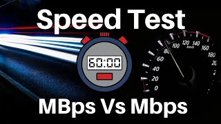 How to check Internet speed MBps Vs Mbps [upl. by Parsaye405]