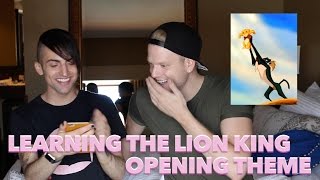 LEARNING THE LION KING OPENING THEME [upl. by Annahahs]