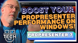 Boost Your ProPresenter 714 Performance on Windows  ProPresenter Show [upl. by Eustatius]