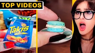 Most Insane MINI FOODS YOU CAN ACTUALLY EAT  SSSniperWolf [upl. by Cavit]