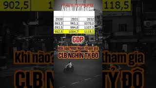 VIET NAM GDP vietnam WHEN VIETNAM IN Trillion dollar club macroeconomics [upl. by Inimak]