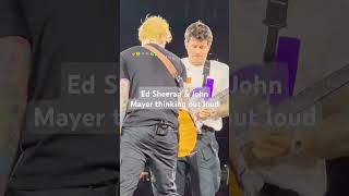 Ed Sheeran amp John Mayer guitar talk back edsheeran johnmayer [upl. by Hilleary722]