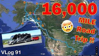 ALASKA ROADTRIP Full Itinerary 169 Days16K Miles RV Fulltime Living RV COUPLE RV LIFE [upl. by Chauncey]