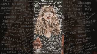 Name 1 song Bet swiftie [upl. by Nahoj583]