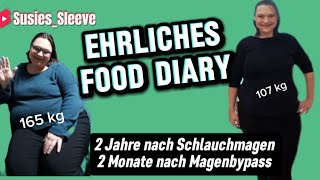 Food Diary Essen nach Magenverkleinerung ehrlicher Vlog Magenverkleinerung foodvlog [upl. by Hillman]