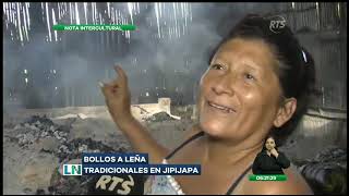 Conocemos los tradicionales bollos a leña de Jipijapa [upl. by Tai]