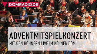 Adventmitspielkonzert 2023 mit DEN HÖHNERN im Kölner Dom [upl. by Levitan]