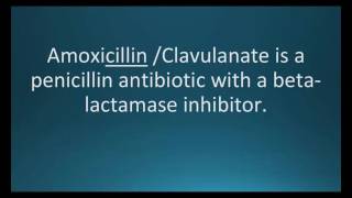 How to pronounce amoxicillin  clavulanate Augmentin Memorizing Pharmacology Flashcard [upl. by Valtin]