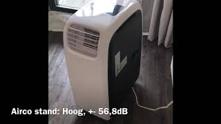 The most powerful portable air conditioner in the world Noise test Eurom Coolperfect 180 Wifi [upl. by Refotsirc]