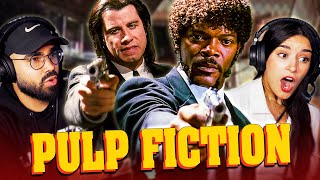 Our first time watching PULP FICTION 1994 blind movie reaction [upl. by Anailli]