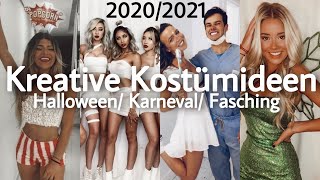 Kreative KOSTÜMIDEEN alleine und für Gruppen 🎃 HALLOWEEN KARNEVAL FASCHING [upl. by Atiekram]