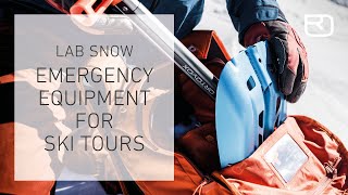 Ski touring equipment emergency equipment – tutorial 817 English  LAB SNOW [upl. by Kitrak]