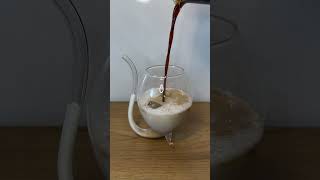 Iced Coffee coffee latteart icedcoffee coffeelover satisfying asmrvideo asthetic colddrink [upl. by Ennairb]