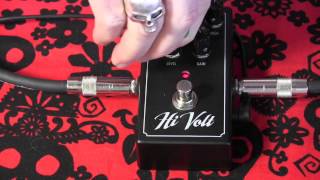 Lovepedal HiVolt guitar pedal demo with Gibson SG amp Fender Blues Jr [upl. by Daigle]