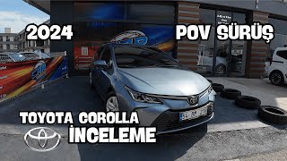 TOYOTA COROLLA 15 MULTİDRİVE S 2024 VİSİONPLUS İNCELEME  POV SÜRÜŞ ESNAF ZİYARETİ [upl. by Etty]