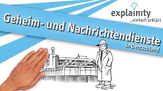 Geheim und Nachrichtendienste in Deutschland einfach erklärt explainity® Erklärvideo [upl. by Shelli810]