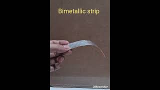 bimetallic strip thermal expansion [upl. by Nnylecoj]