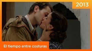 Marcus se despide de Sira con un beso en El tiempo entre costuras de Antena 3 [upl. by Rolyt]