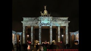 Brandenburger Tor  Teil 2  Berlin Leuchtet 2017 [upl. by Clevie]