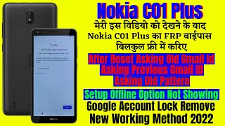 Nokia C01 Plus Frp Bypass Android 11 Update Without Pc  How To Bypass Frp Lock Nokia C01 Plus [upl. by Terrell]