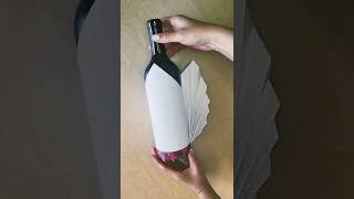 Bottle Wrapping Ideas  How to gift wrap a Winechampagne bottle [upl. by Mureil]