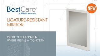 How to Install BestCare® LigatureResistant Mirrors by Whitehall® [upl. by Anauqed824]