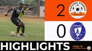 MATCH HIGHLIGHTS WEEK 10 KANSANSHI DYNAMOS VS CHIRUNDU UNITED [upl. by Nyvrem]