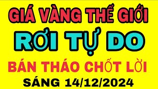 Giá vàng thế giới LAO DỐC MẠNH sáng 14122024  Giá vàng SJC 9999 MỚI NHẤT SÁNG NAY [upl. by Hapte231]