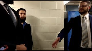 EXCLUSIVE  DAVID WOOD TRIES TO SHAKE HIJABS HAND [upl. by Ynnoj540]