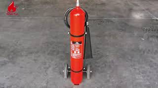 Trolley Co2 fire extinguisher 10kg [upl. by Iddo197]