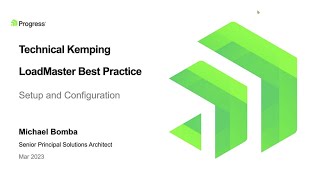 Technical Kemping LoadMaster Best Practice Setup and Configuration [upl. by Lewiss]