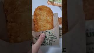 I TRIED HASH BROWNS FROM A BAKERY [upl. by Jean-Claude282]