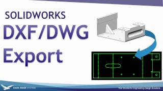 SOLIDWORKS DXF DWG Export [upl. by Arocal]