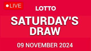 The National Lottery Lotto Draw Live results from Saturday 09 November 2024  tonights lotto [upl. by Questa]