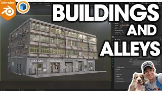 Easy BUILDINGS AND ALLEYS with Procedural Alleys [upl. by Noami]