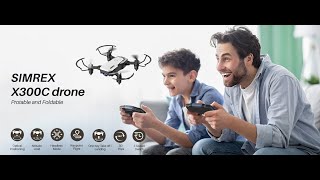 SIMREX X300C Mini Drone with Camera [upl. by Avenej]