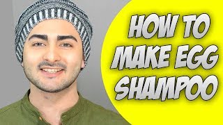 HOMEMADE EGG SHAMPOO TO GET THICKER amp SHINIER HAIR NATURALLY  HOW TO APPLY EGG YOLK ON HAIR [upl. by Frodine338]