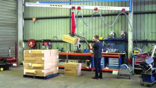 Vacuum lifting for stacking cartons [upl. by Ib]