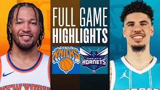 KNICKS at HORNETS  NBA PRESEASON FULL GAME HIGHLIGHTS  October 6 2024 [upl. by Esra]