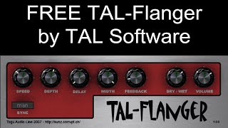 FREE TALFlanger by TAL Software [upl. by Marcelia]