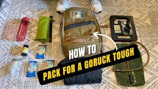 What to Pack for a GORUCK Tough  2022 [upl. by Del]