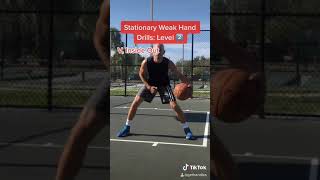 Stationary Weak Hand Drills Level 2 🏀 Shorts [upl. by Zweig]